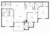 3 Bedrooms and 2 Bathrooms A Floor Plans 3 Bedrooms and 2 Bathrooms A Floor Plans at Stone Gate Apartments, North Carolina, 28390